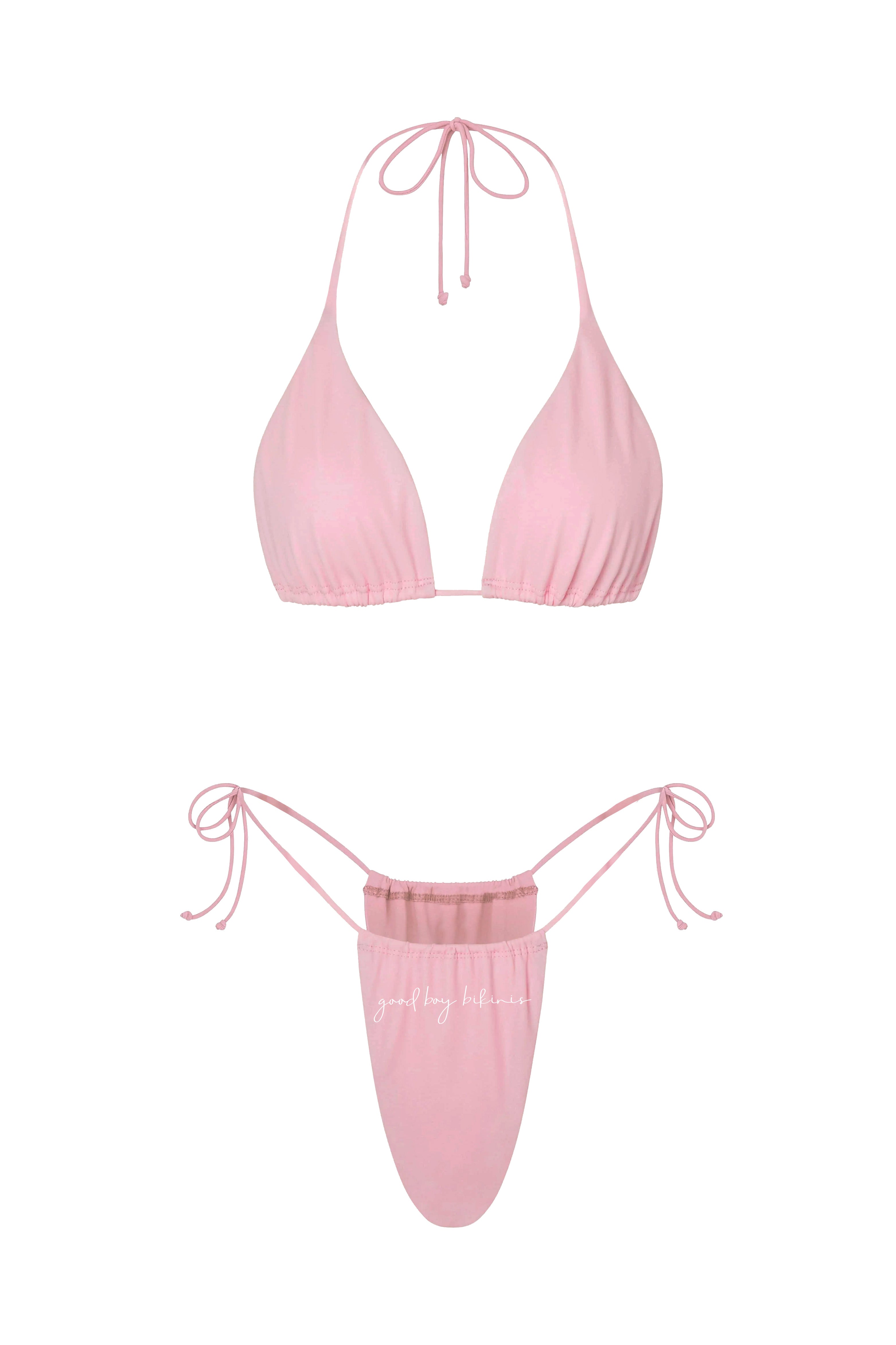 002 SANTANA Bikini with Strings PINK