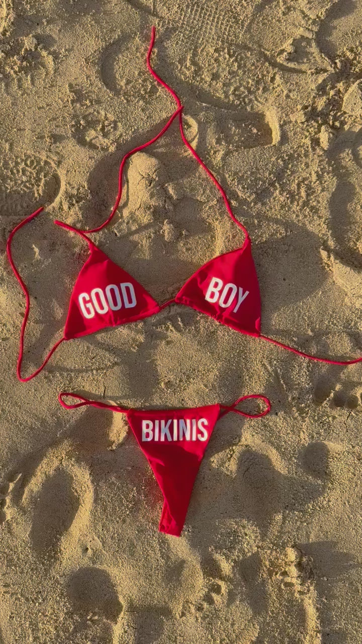 001 BRIANNA Bikini Basic RED